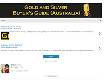 Tablet Screenshot of guidegoldsilver.com